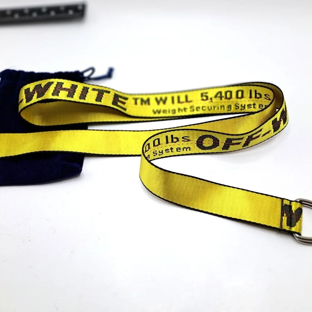 Off White Industrial Belt Mens 56